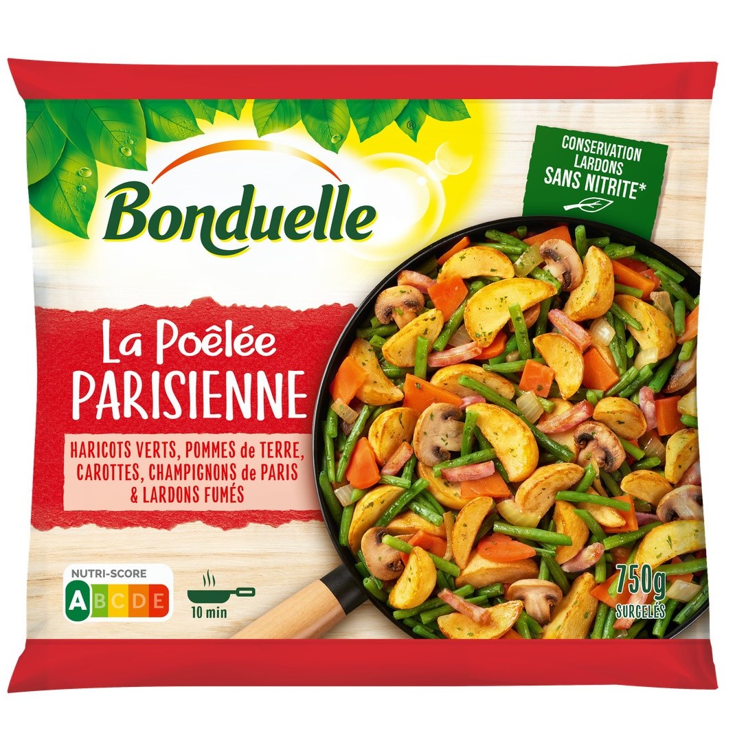 Légumes cuisinés La Parisienne